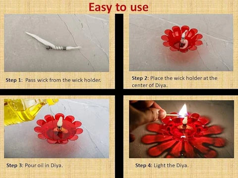 3D Diya [Pack of 12]