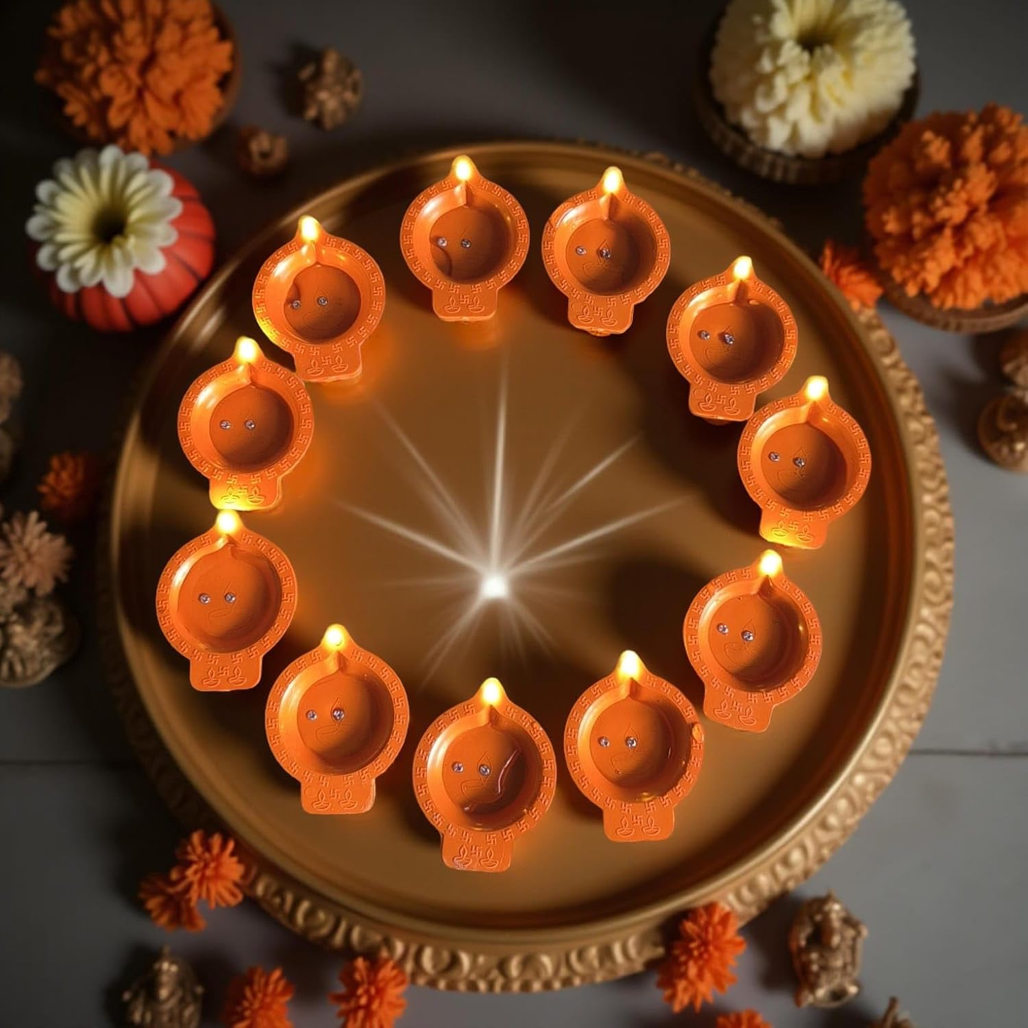 Water Sensor Diya [Pack of 6]