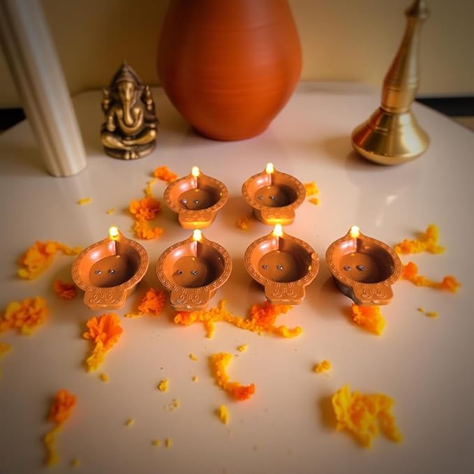 Water Sensor Diya [Pack of 6]